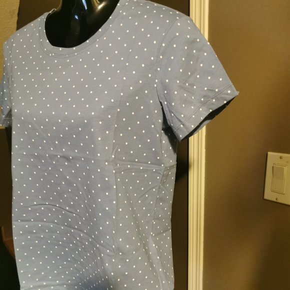 Ecothreads Women's Organic Cotton T-Shirt (Blue) - Picture 4 of 6